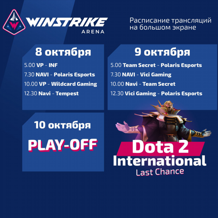 Дота 2 расписание турниров